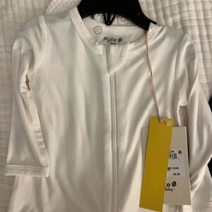 Kyte Baby Zippered Footie in Cloud